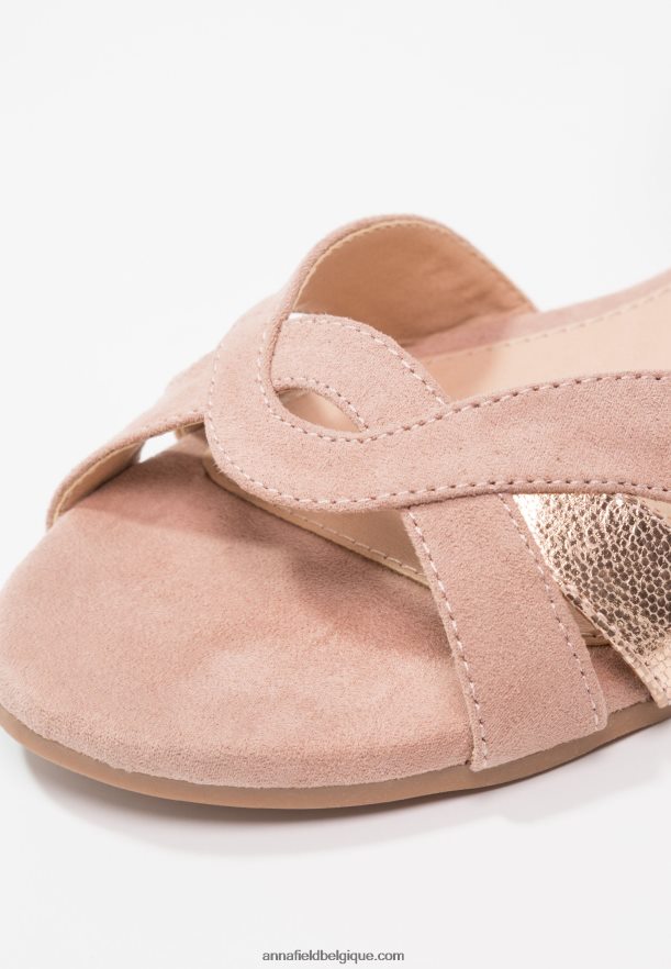 femmes sandales roses Anna FieldNHH26B1242