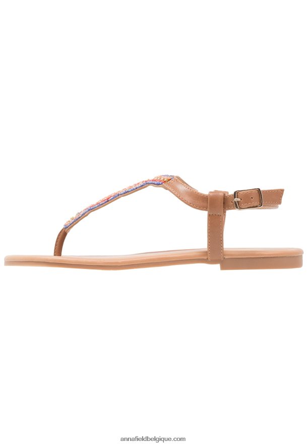 femmes sandales t-bar marron Anna FieldNHH26B1519