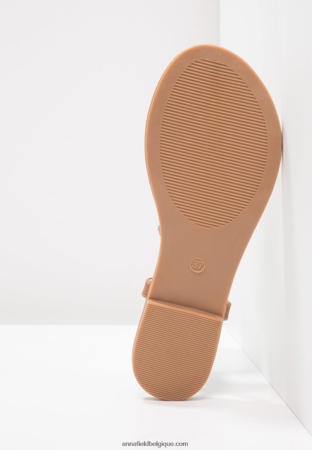 femmes sandales t-bar marron Anna FieldNHH26B1519