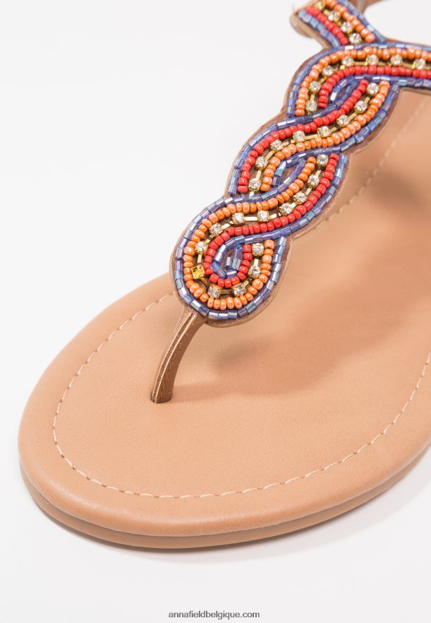 femmes sandales t-bar marron Anna FieldNHH26B1519