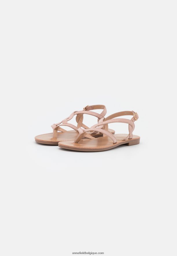 femmes sandales t-bar rose clair Anna FieldNHH26B1535