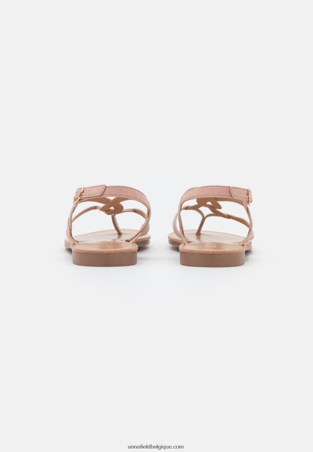 femmes sandales t-bar rose clair Anna FieldNHH26B1535