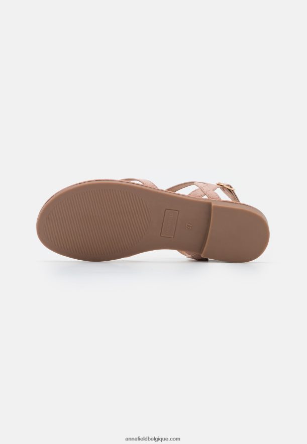 femmes sandales t-bar rose clair Anna FieldNHH26B1535