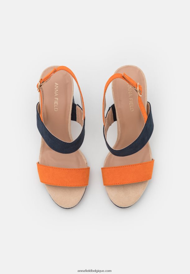 femmes sandales à talons bleu foncé Anna FieldNHH26B1296