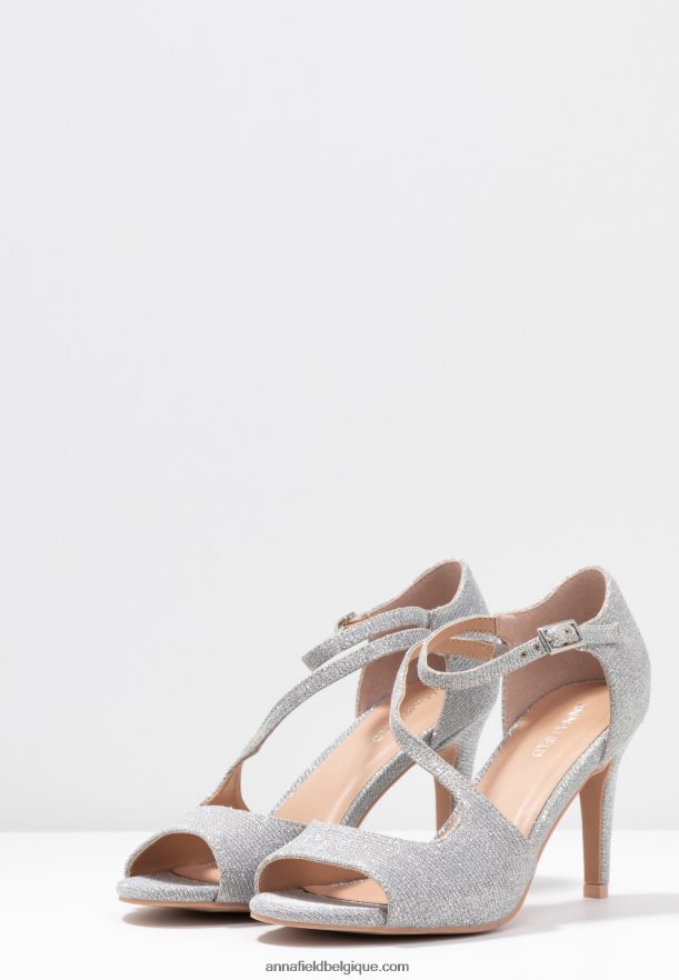 femmes sandales à talons hauts argent Anna FieldNHH26B1255