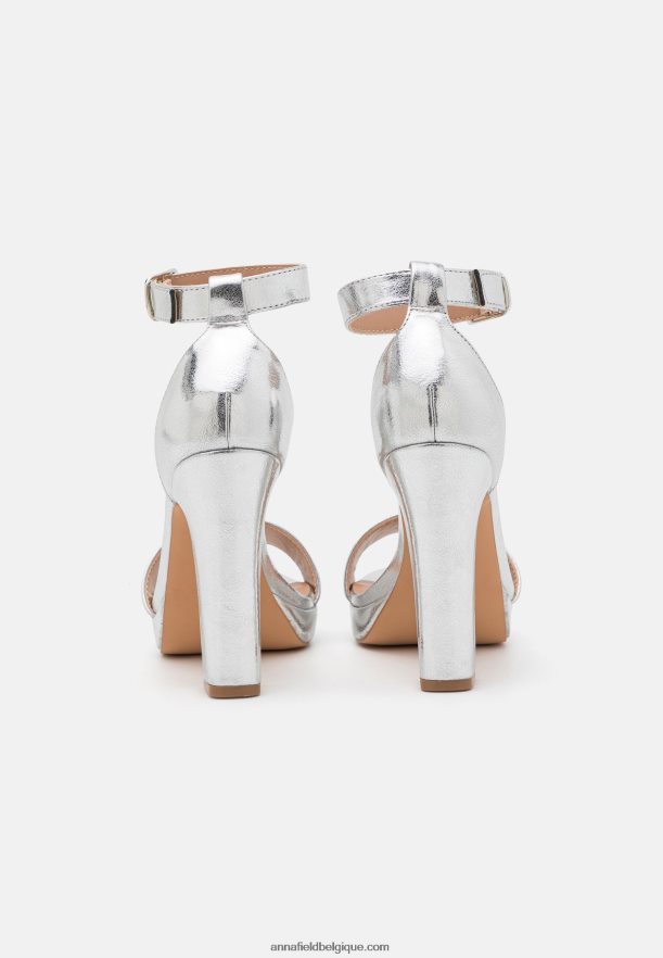 femmes sandales à talons hauts argent Anna FieldNHH26B1556