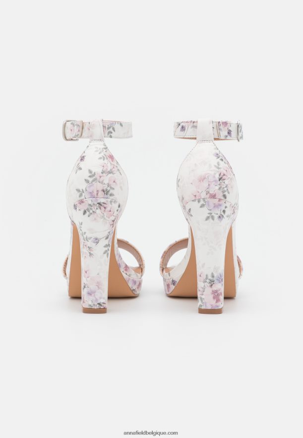 femmes sandales à talons hauts blanc/lilas Anna FieldNHH26B1573