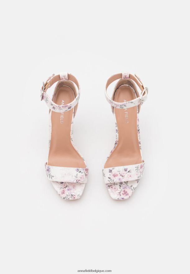 femmes sandales à talons hauts blanc/lilas Anna FieldNHH26B1573