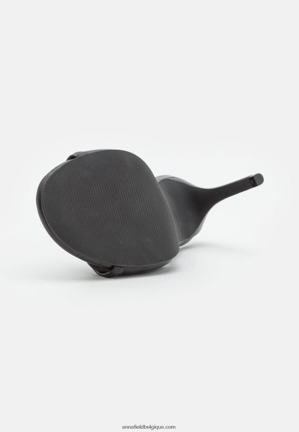 femmes sandales à talons hauts en cuir noir Anna FieldNHH26B1265