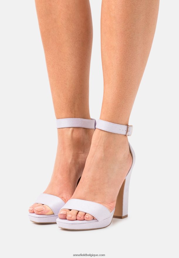 femmes sandales à talons hauts lilas Anna FieldNHH26B1574