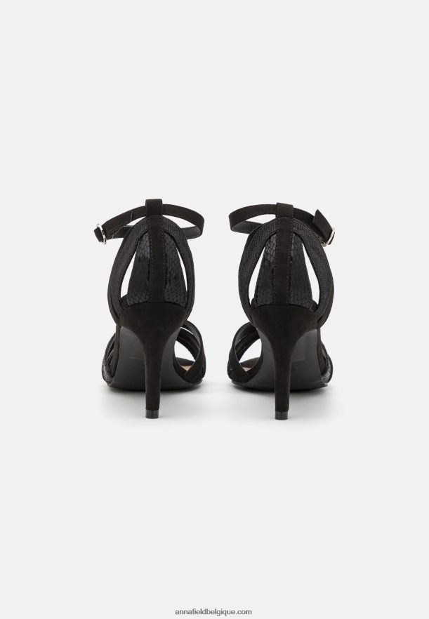 femmes sandales à talons hauts noires Anna FieldNHH26B1352