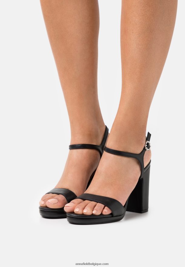 femmes sandales à talons hauts noires Anna FieldNHH26B1375