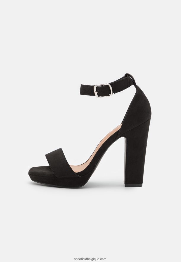 femmes sandales à talons hauts noires Anna FieldNHH26B1564