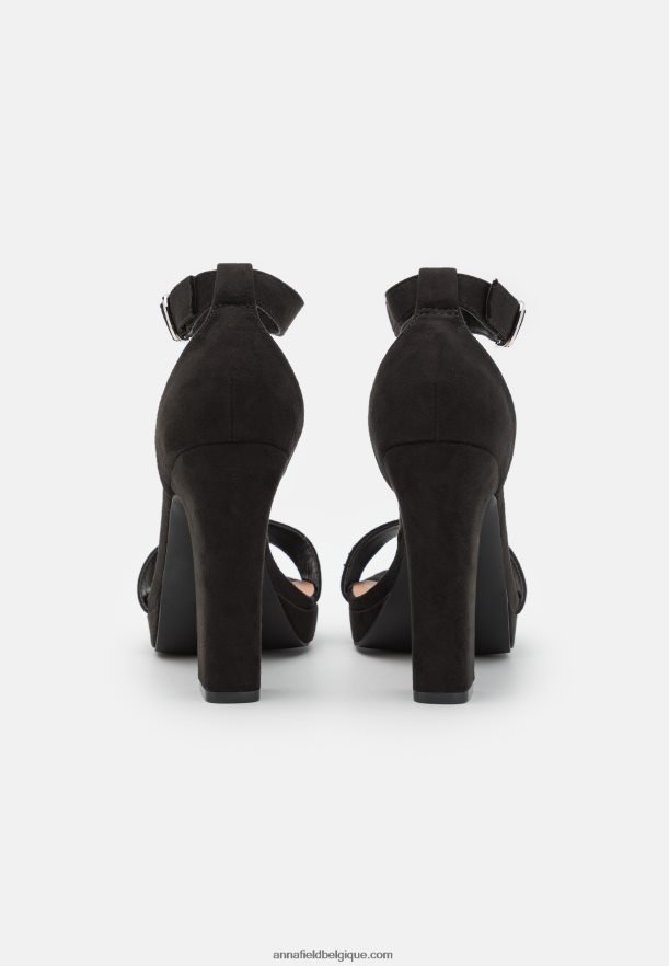 femmes sandales à talons hauts noires Anna FieldNHH26B1564
