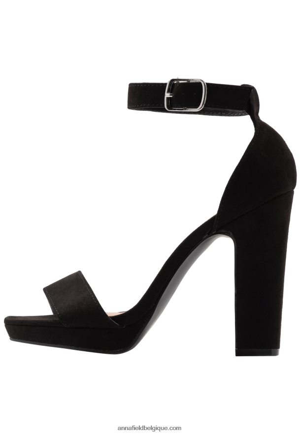 femmes sandales à talons hauts noires Anna FieldNHH26B1565