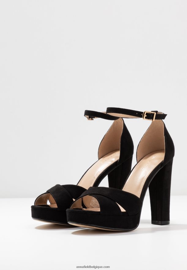 femmes sandales à talons hauts noires Anna FieldNHH26B1570