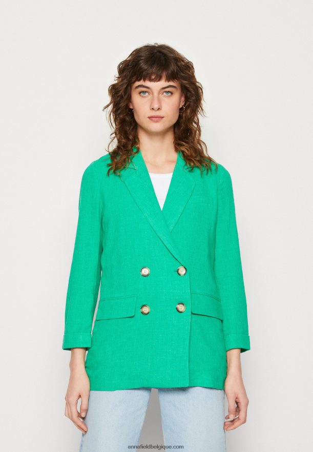 femmes manteau court vert Anna FieldNHH26B718