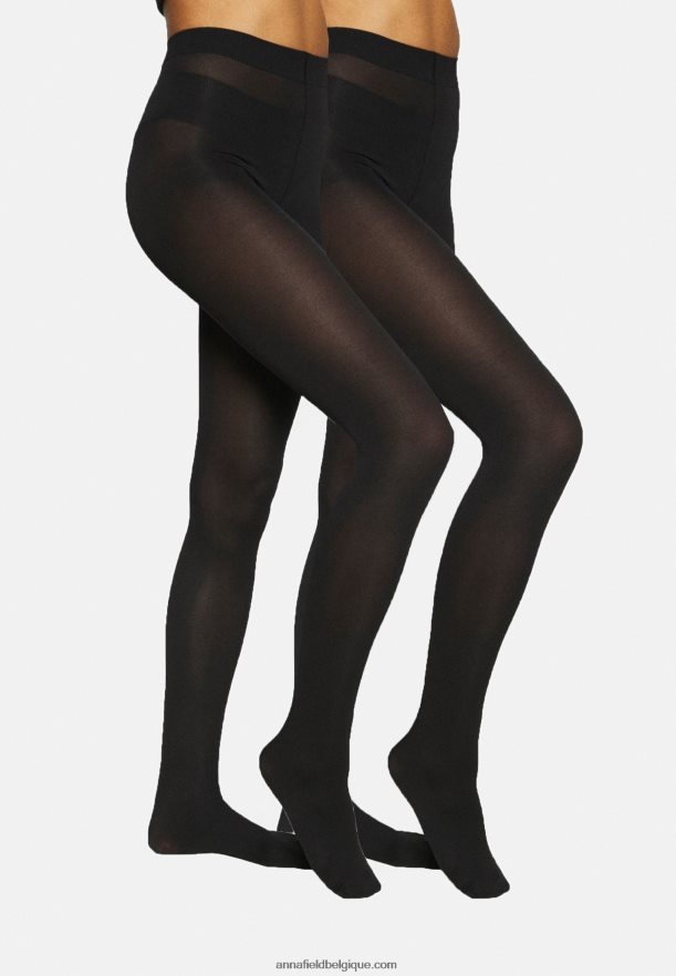 femmes 2pp collants 80 den noir Anna FieldNHH26B1103