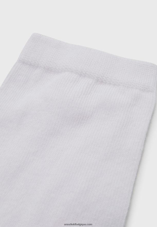 femmes 8 paires de chaussettes blanches Anna FieldNHH26B1116