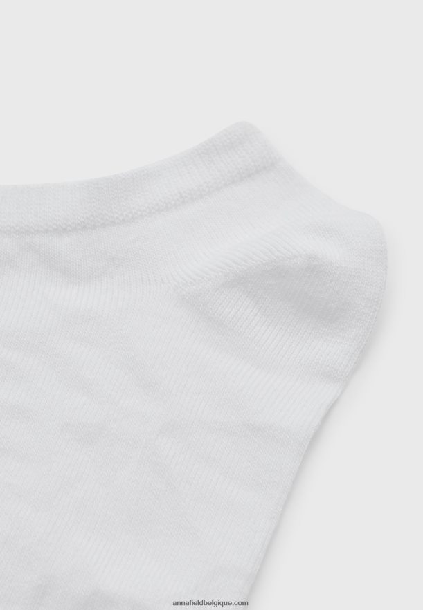 femmes 8 paires de chaussettes blanches Anna FieldNHH26B1117