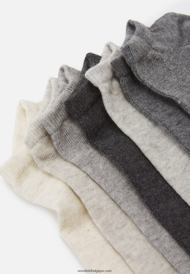 femmes 8pp baskets chaussettes chaussettes gris Anna FieldNHH26B1131