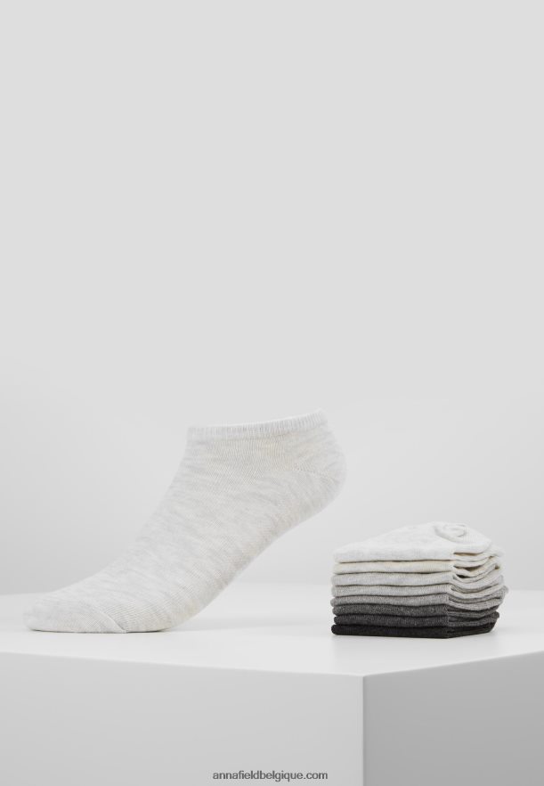 femmes 8pp baskets chaussettes chaussettes gris Anna FieldNHH26B1146