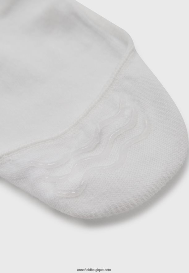 femmes Lot de 8 paires de chaussettes blanches Anna FieldNHH26B1155
