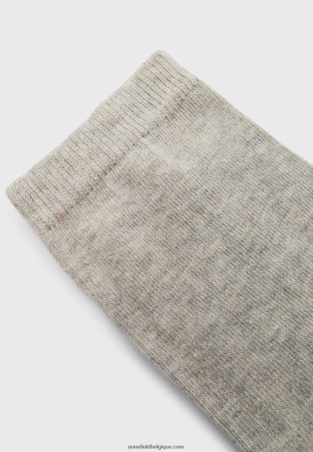 femmes Lot de 8 paires de chaussettes grises Anna FieldNHH26B1141