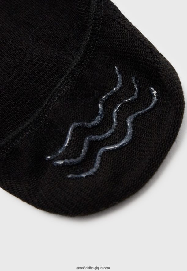 femmes Lot de 8 paires de chaussettes noires Anna FieldNHH26B1154