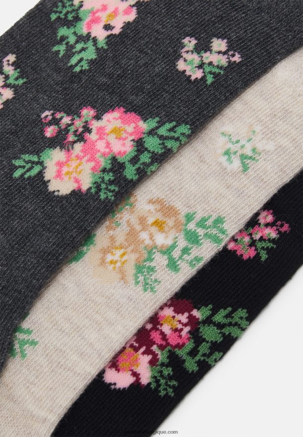 femmes chaussettes noir/beige Anna FieldNHH26B1129