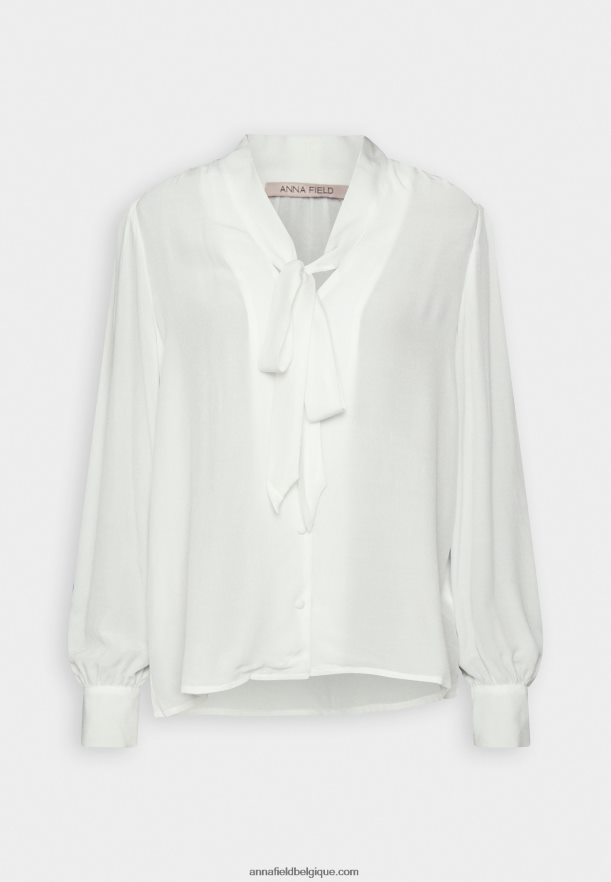 femmes blouse boutonnée blanc cassé Anna FieldNHH26B673