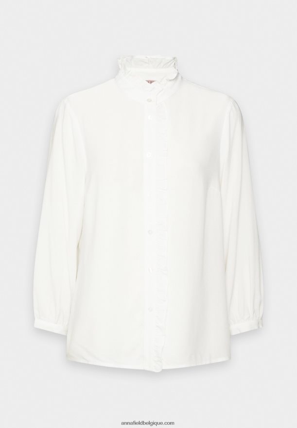 femmes blouse boutonnée blanc cassé Anna FieldNHH26B677