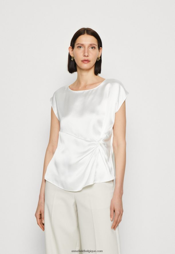 femmes chemisier blanc cassé Anna FieldNHH26B689