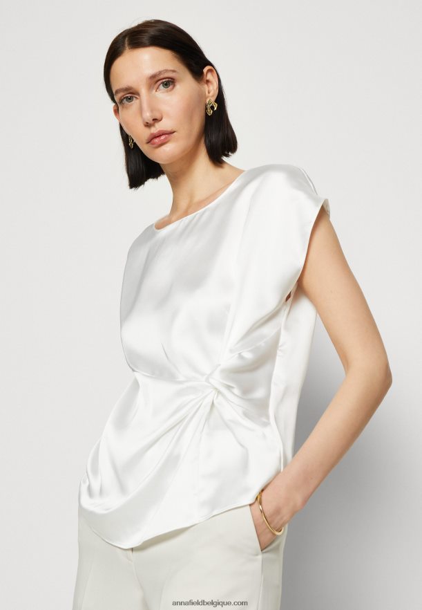 femmes chemisier blanc cassé Anna FieldNHH26B689