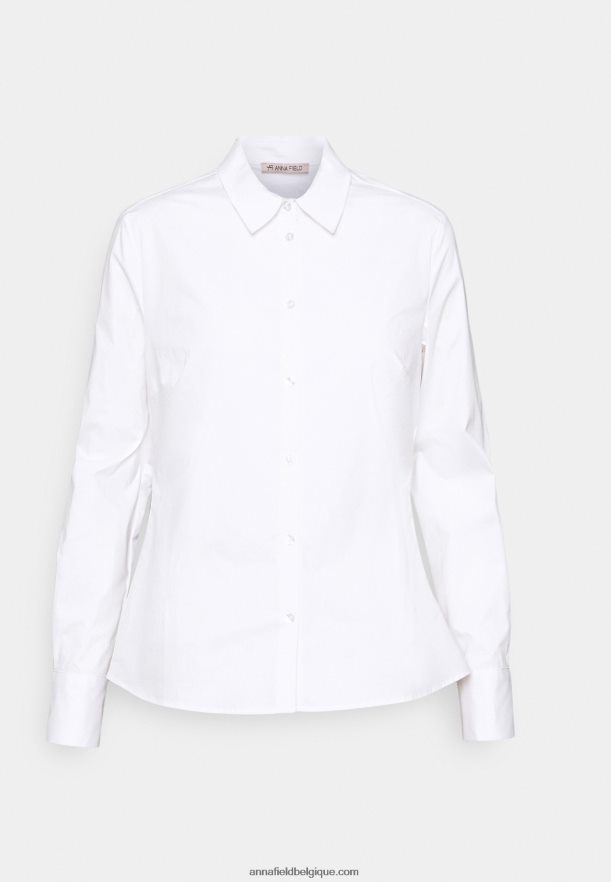 femmes chemisier boutonné blanc Anna FieldNHH26B675