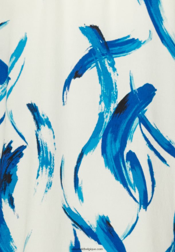 femmes chemisier boutonné blanc, bleu Anna FieldNHH26B679