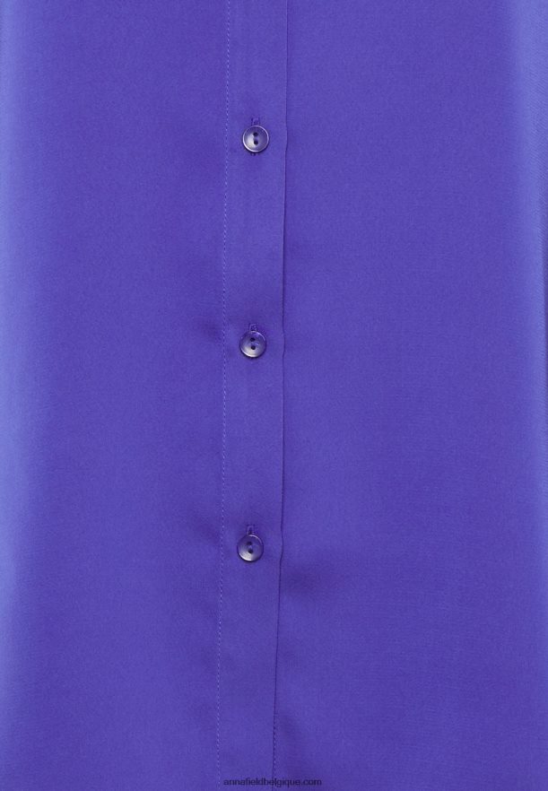femmes chemisier boutonné bleu foncé Anna FieldNHH26B674