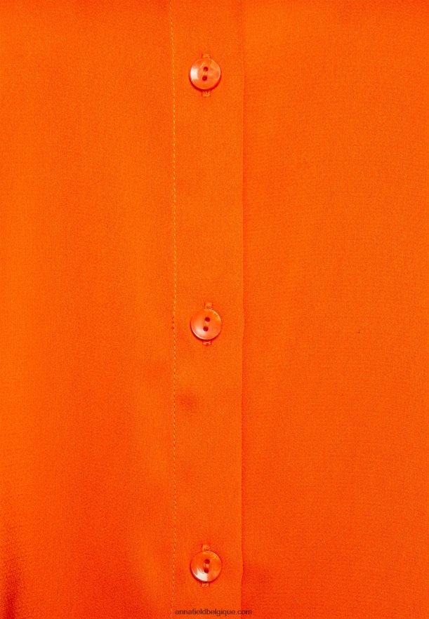 femmes chemisier boutonné orange Anna FieldNHH26B669