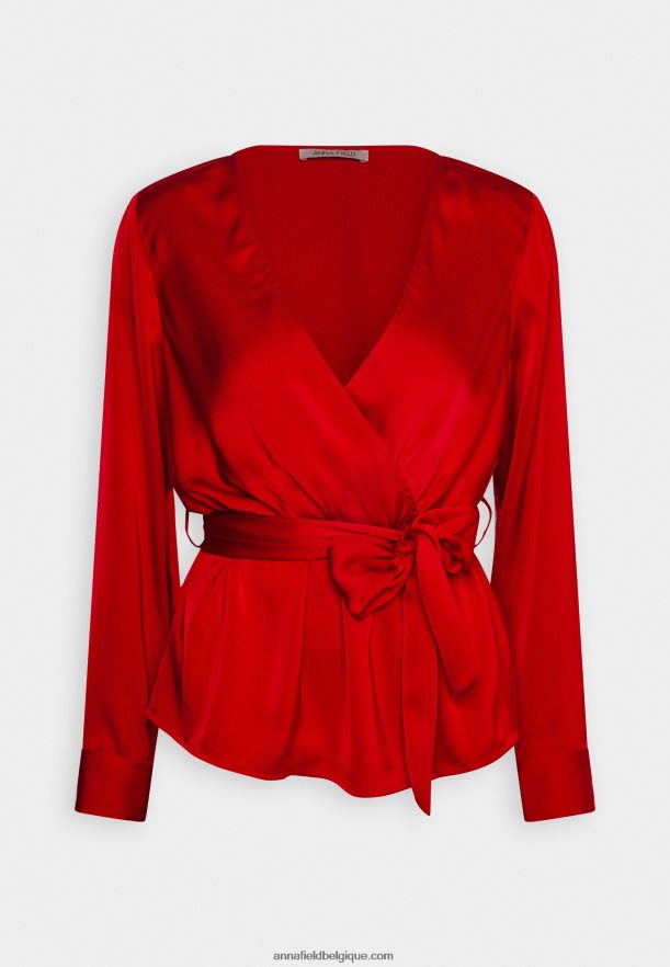 femmes chemisier rouge Anna FieldNHH26B682
