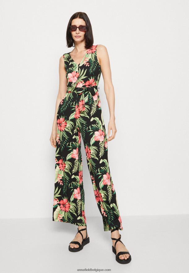 femmes combinaison noir/vert Anna FieldNHH26B900