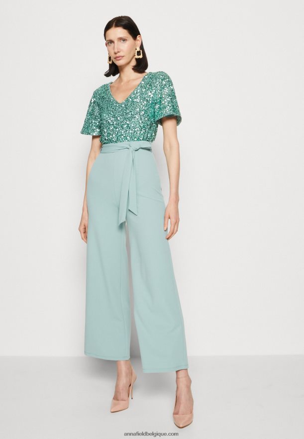 femmes combinaison vert clair Anna FieldNHH26B904