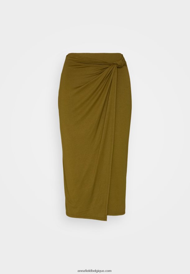 femmes jupe crayon kaki Anna FieldNHH26B800