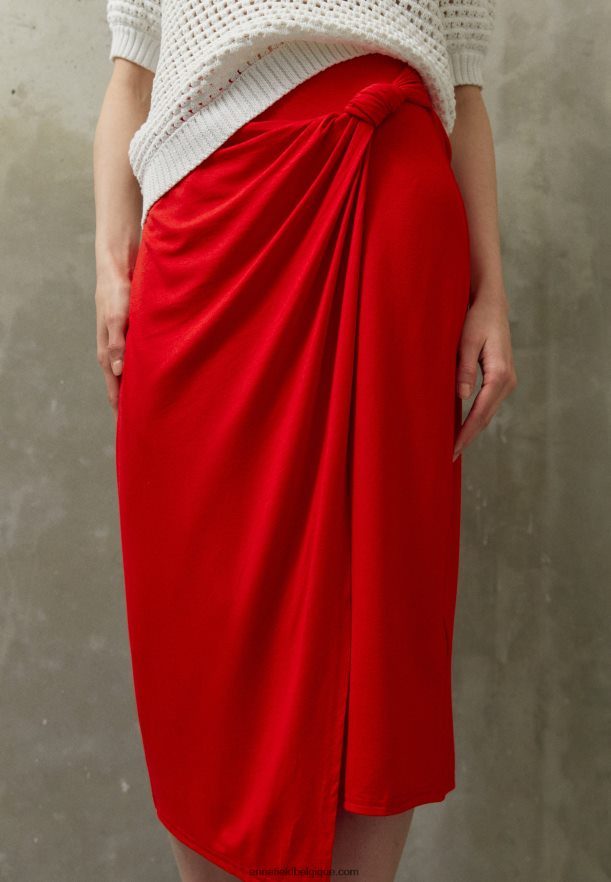 femmes jupe crayon rouge Anna FieldNHH26B796