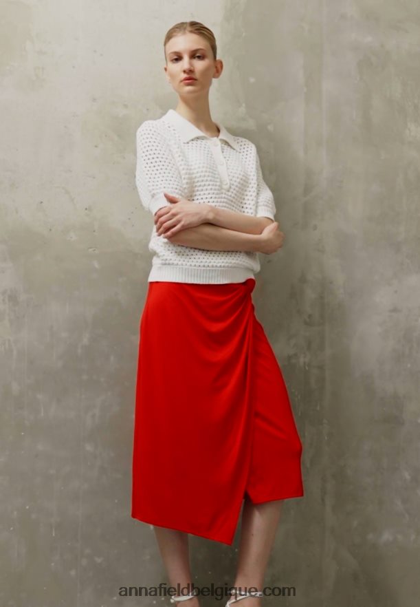 femmes jupe crayon rouge Anna FieldNHH26B796