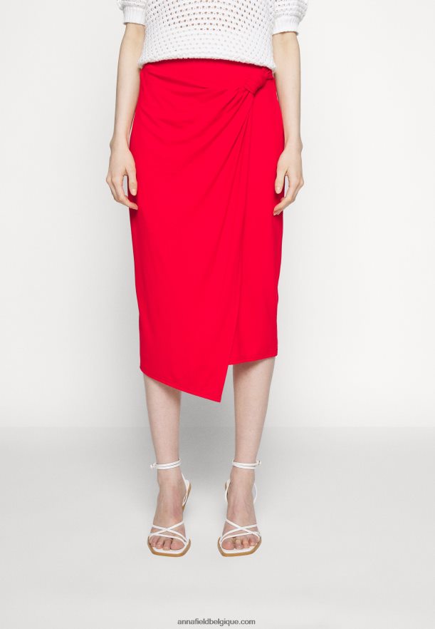 femmes jupe crayon rouge Anna FieldNHH26B796