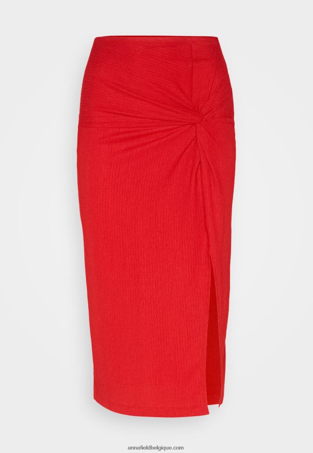 femmes jupe crayon rouge Anna FieldNHH26B809