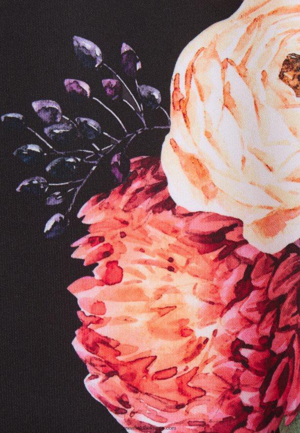 femmes jupe plissée noir/rose Anna FieldNHH26B778