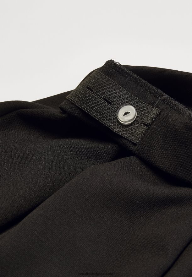 femmes jupe plissée noire Anna FieldNHH26B779