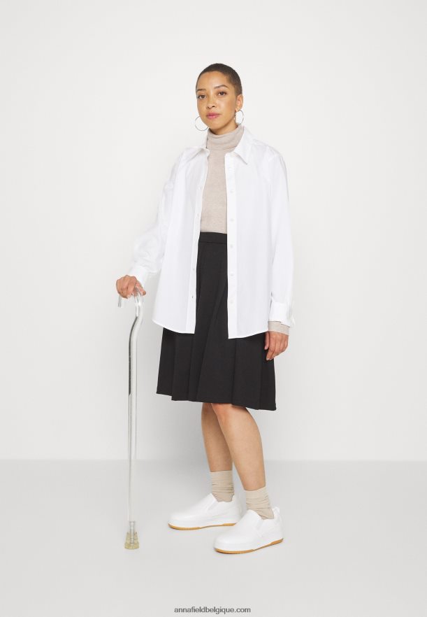 femmes jupe plissée noire Anna FieldNHH26B779