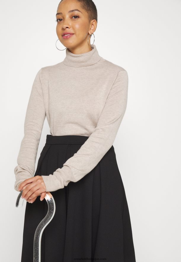 femmes jupe plissée noire Anna FieldNHH26B779